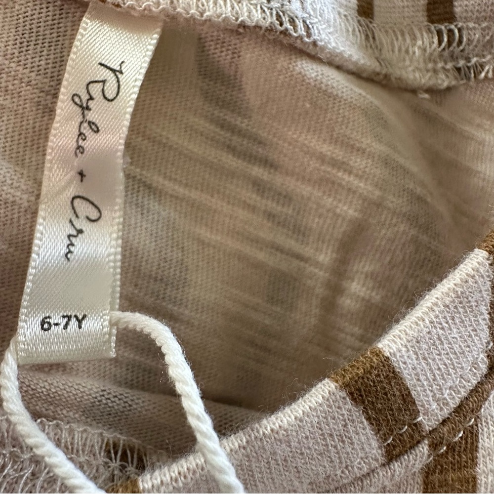 Rylee + Cru stripe crop top 6/7 nwt - Picture 4 of 4